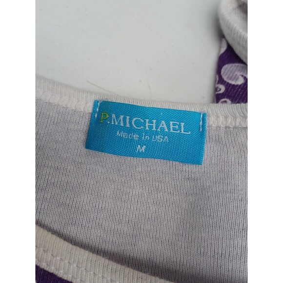 P. Michael LSU Tigers Womens Shirt Sz M Purple Football - Picture 8 of 9